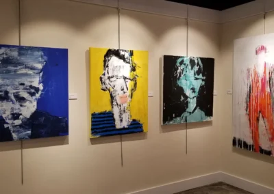 d'art center gallery display portraits